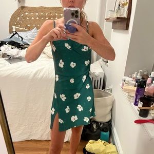 Princess Polly- Satin floral mini dress